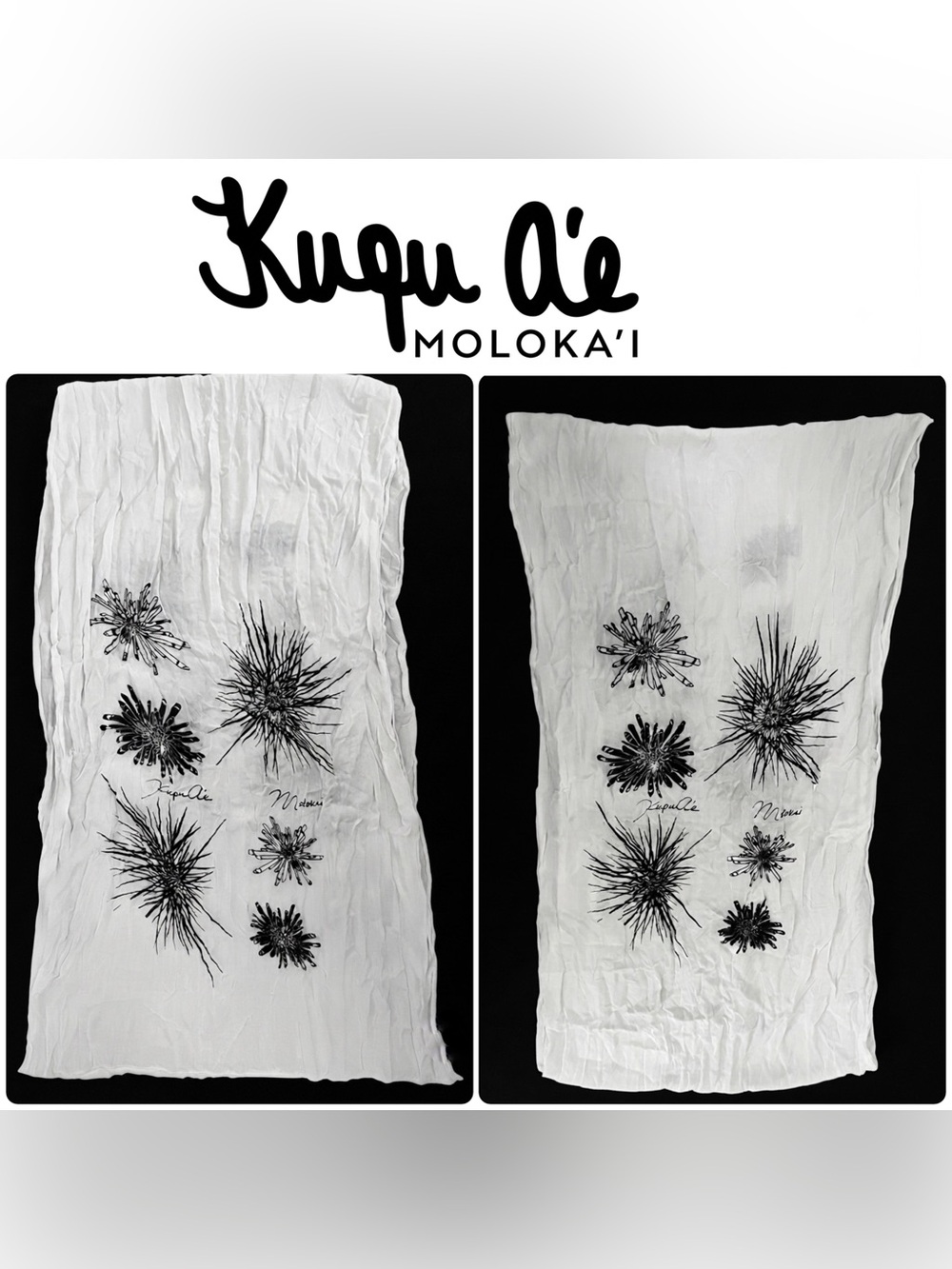 Kupu A’e Moloka’i Hawaii ✨ Infinity Scarf • Wana Print